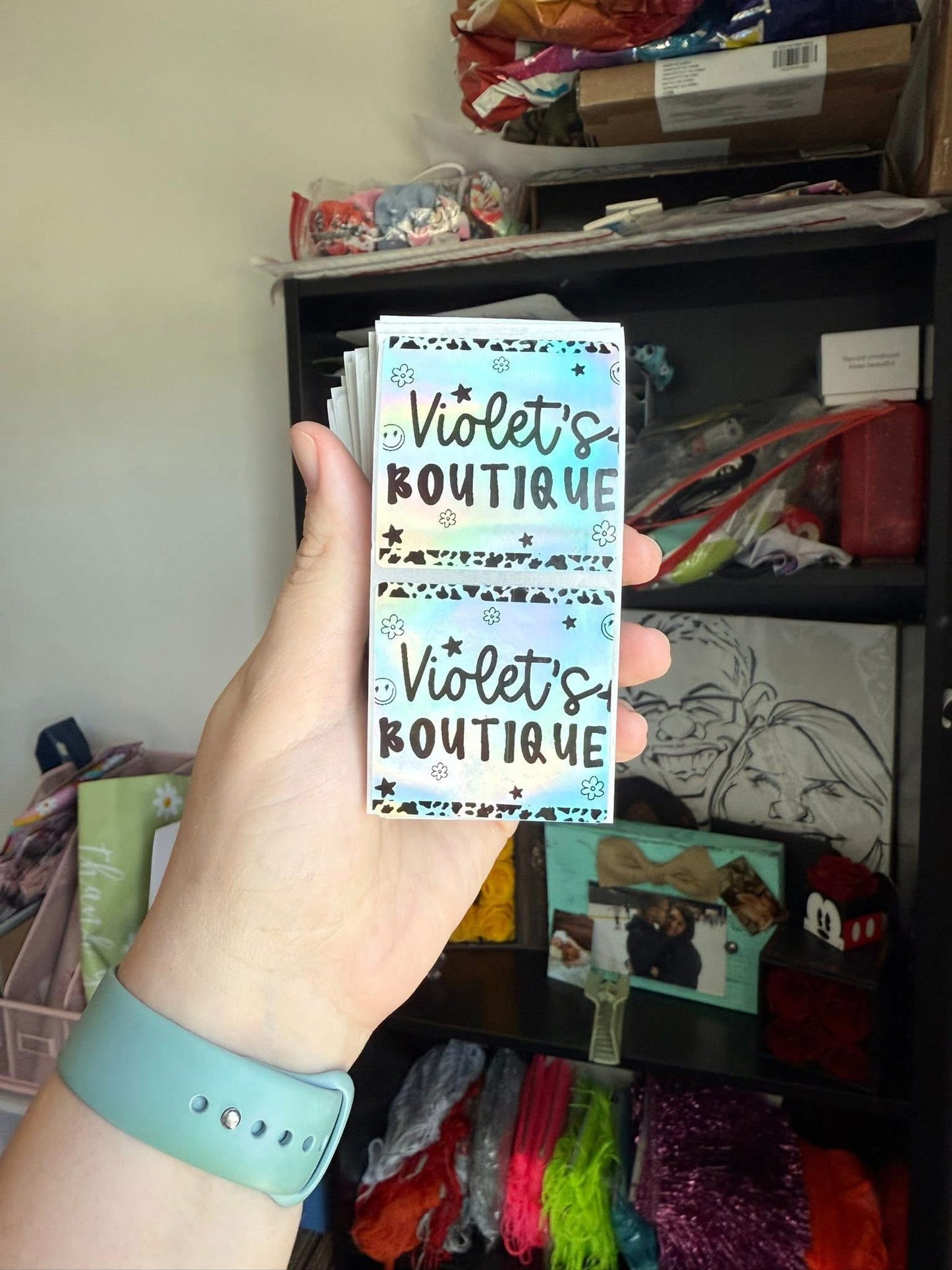 Custom Shop Name - Holographic