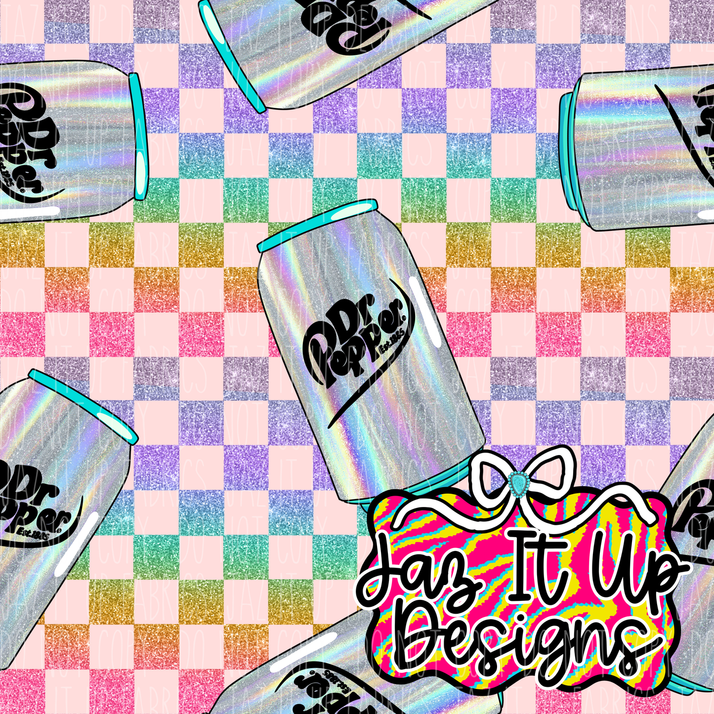 *Digital File* Holo Pep 300DPI Seamless File