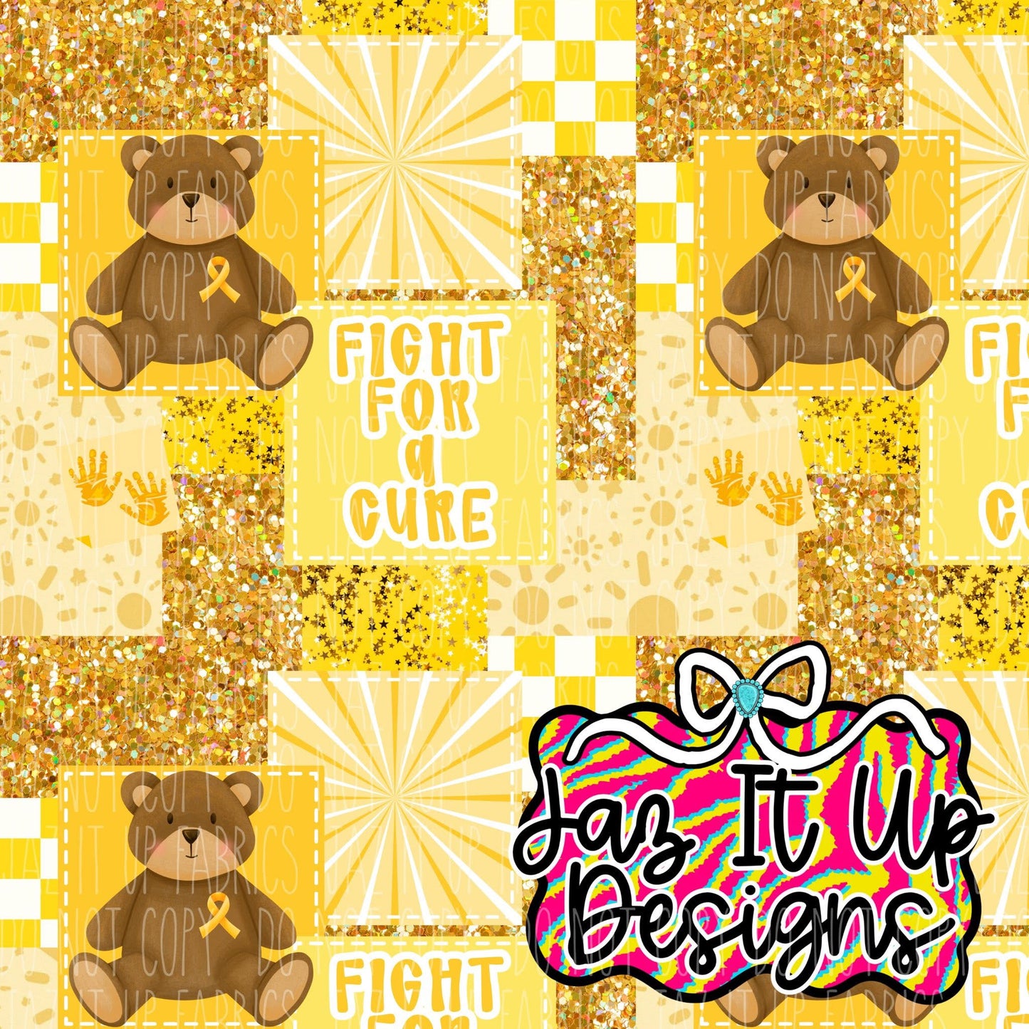 *Digital File* Childhood Cancer 300DPI Seamless File