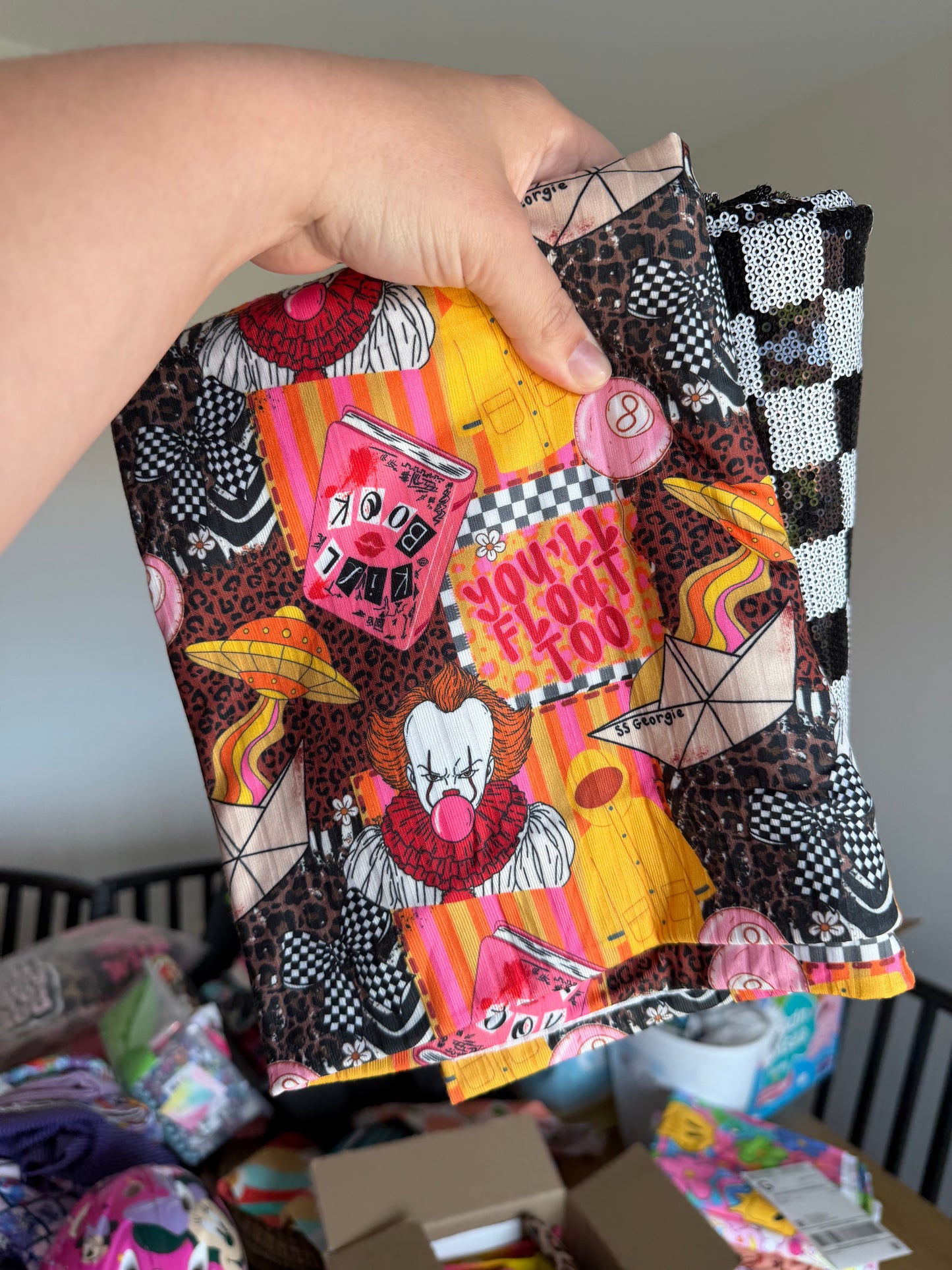 Wide 1Y + Check Sequins 1Y