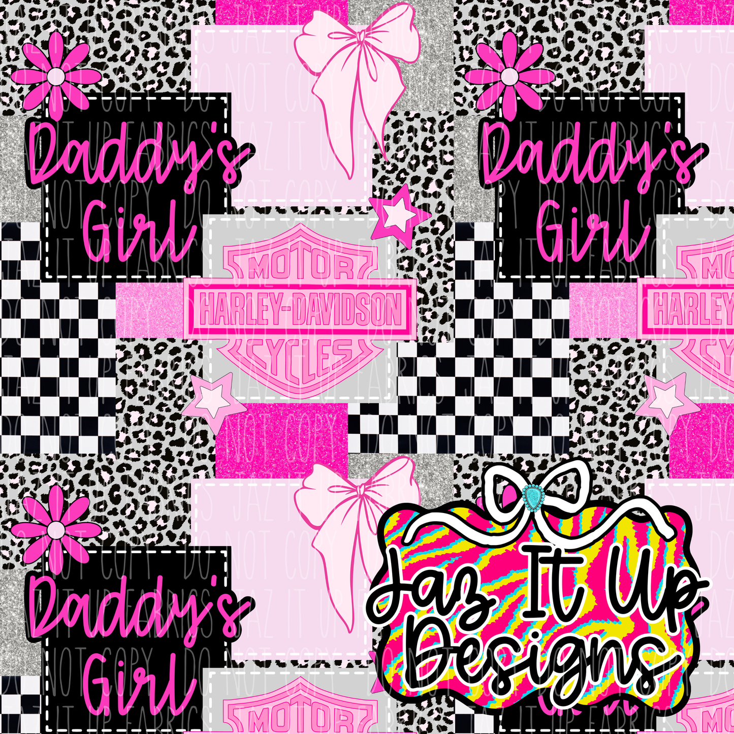 *Digital File* Daddy’s Girl 300DPI Seamless File