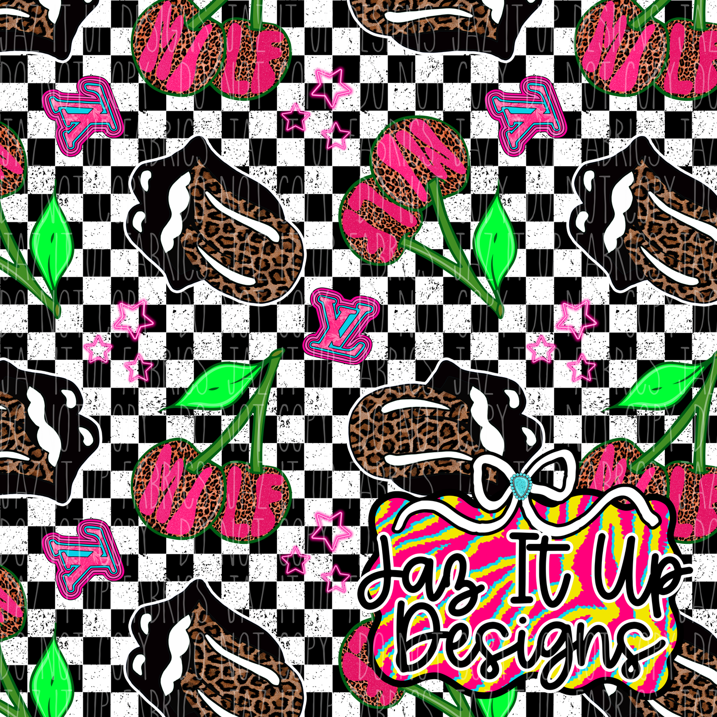 *Digital File* MILF 300DPI Seamless File