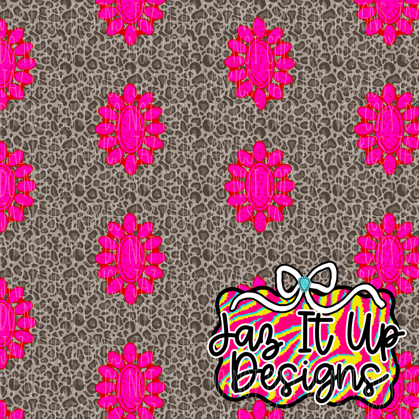 *Digital File* Pink Concho 300DPI Seamless File