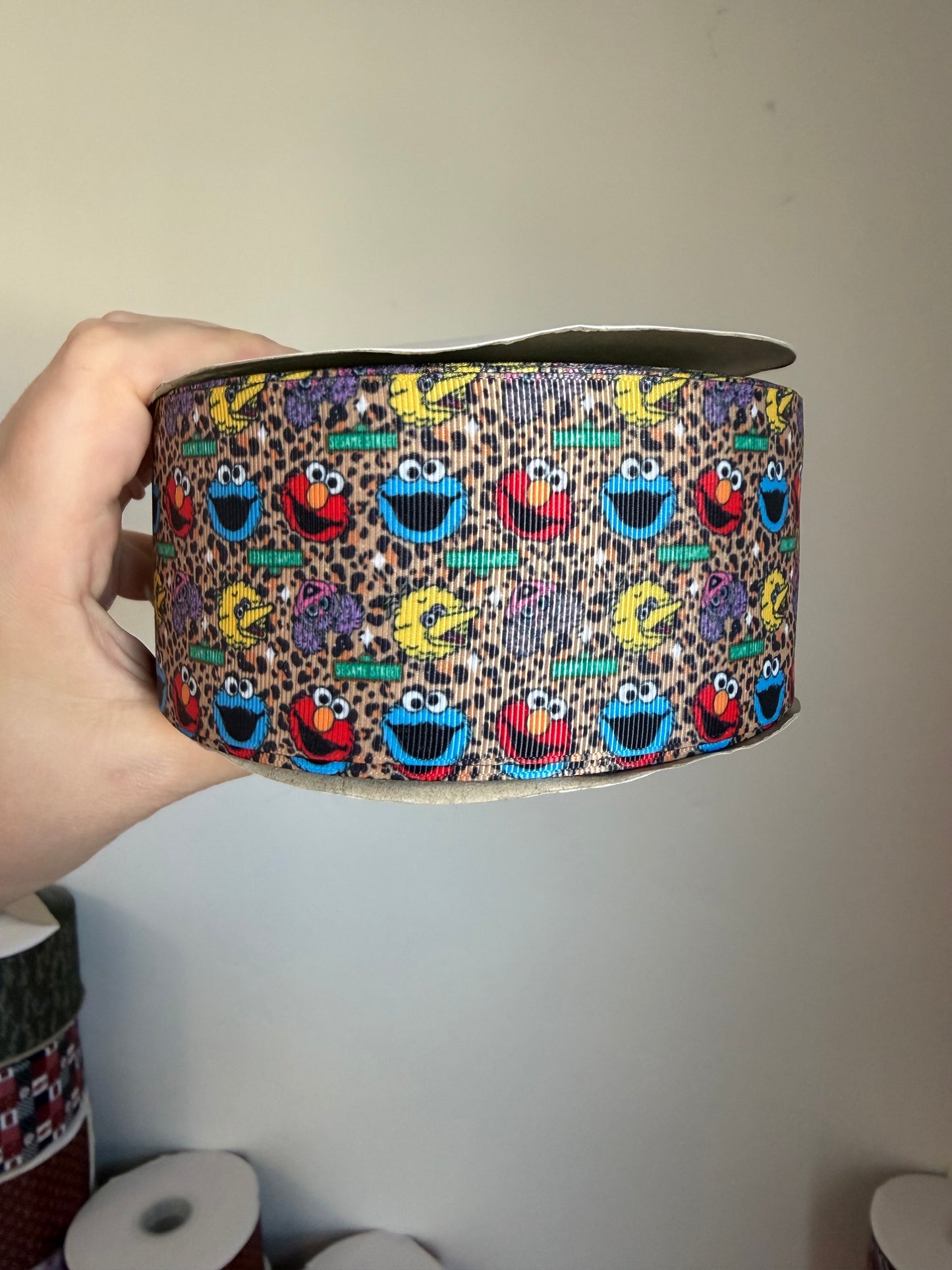 2.5” Grosgrain Puppet Friends Ribbon (by the yard)