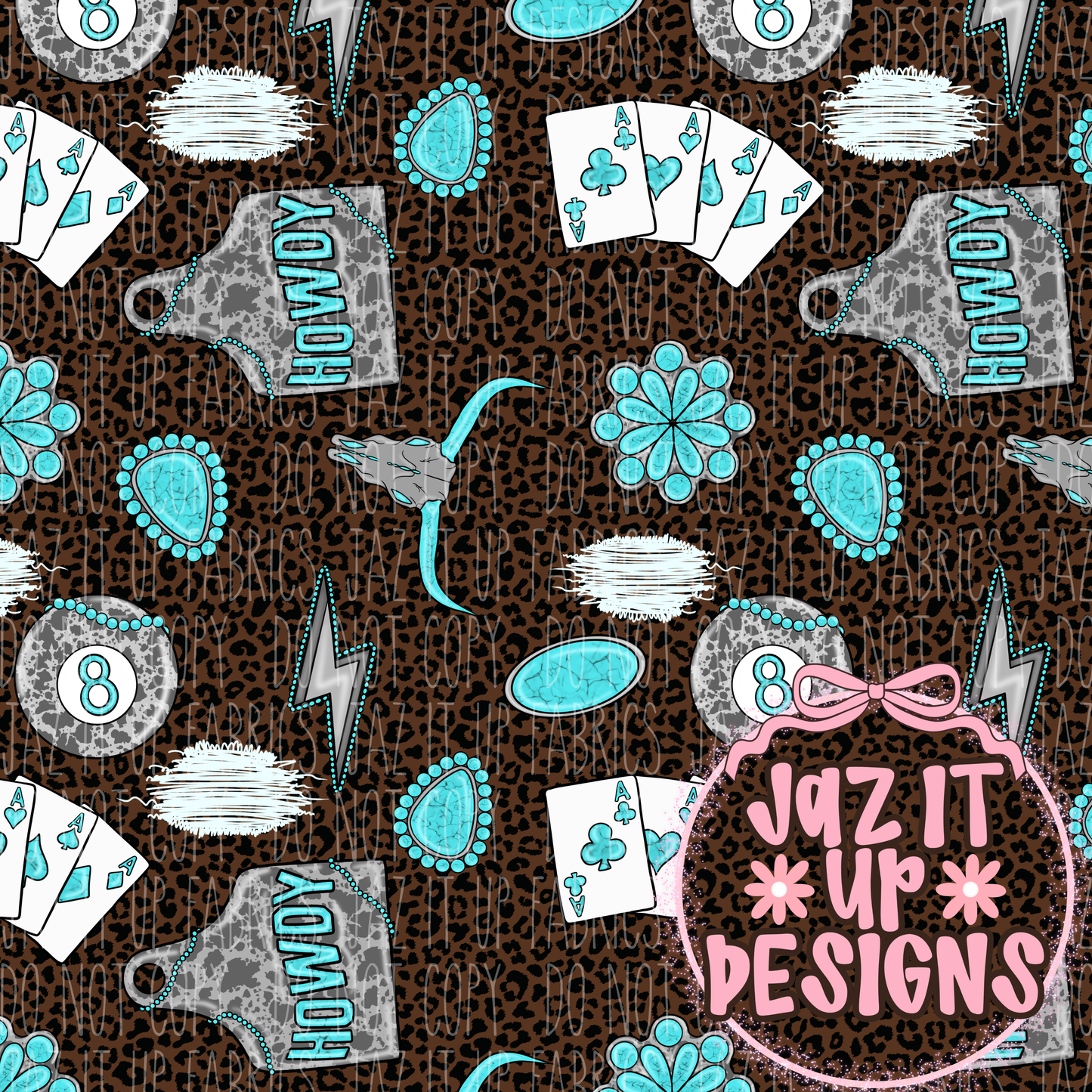 *Digital File* Howdy 300DPI Seamless File