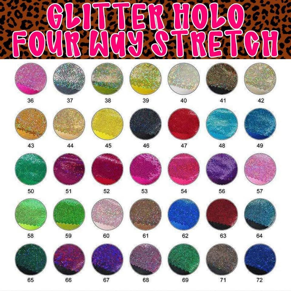 Glitter Holographic 4 Way by the Yd Preorder