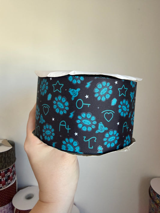 3” Grosgrain Cattle Branding Ribbon (by the yard)