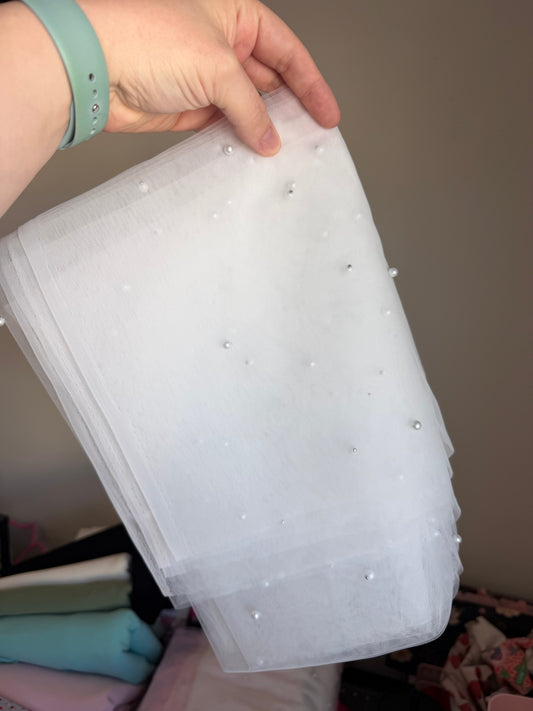 White Pearl Mesh (RTS)