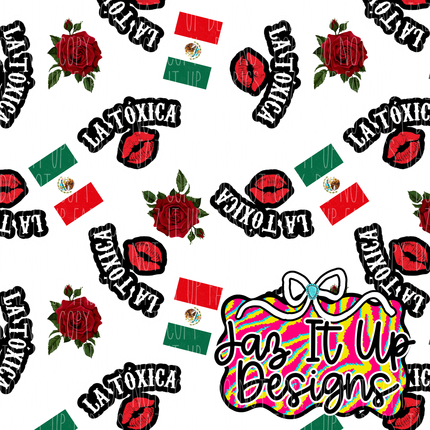 *Digital File* La Tóxica 300DPI Seamless File