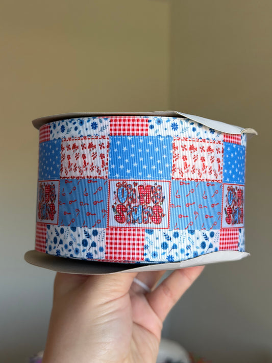 3” Grosgrain Oh My Stars Ribbon (by the yard)