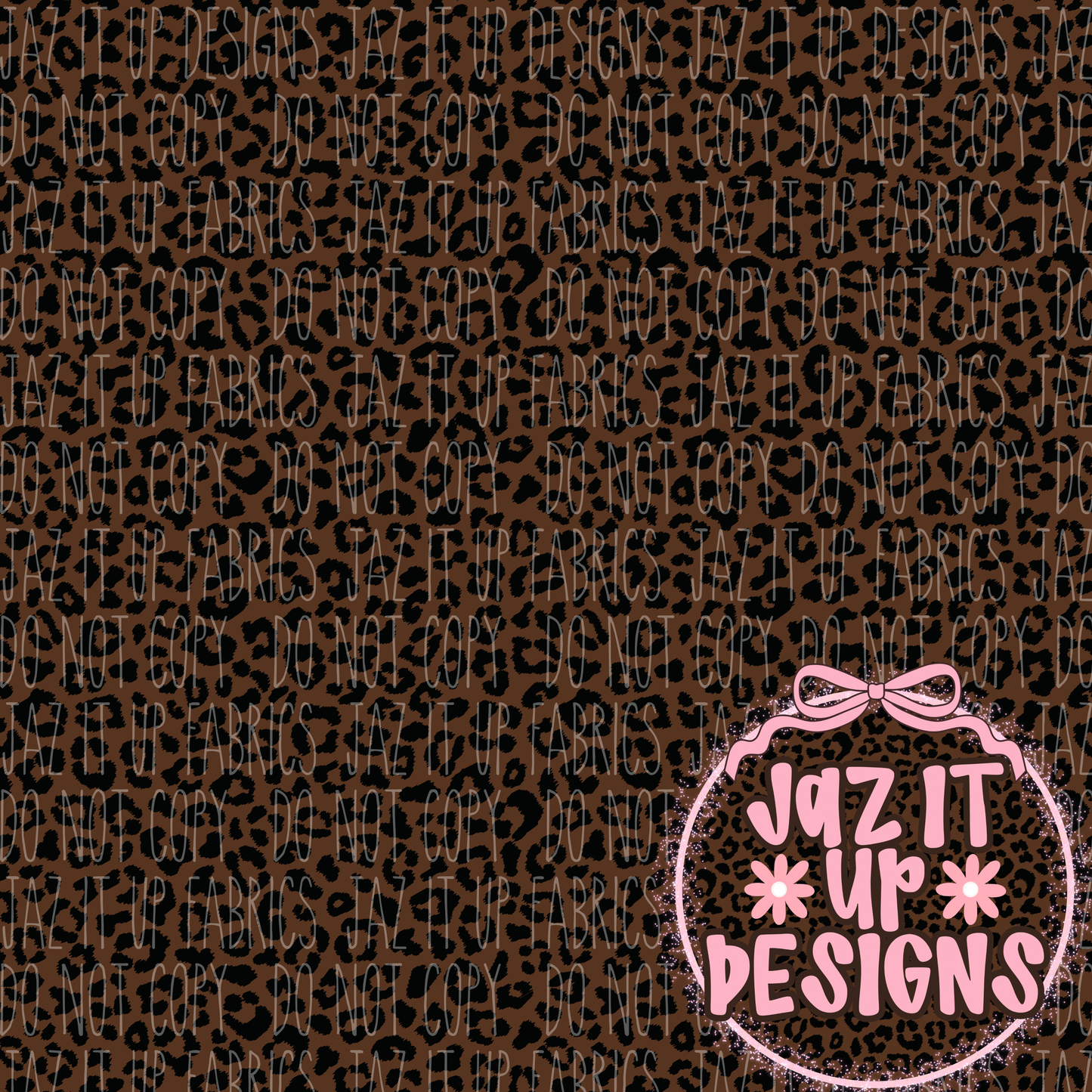 *Digital File* Leopard 300DPI Seamless File