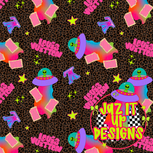 *Digital File* Boujee Alien 300DPI Seamless File