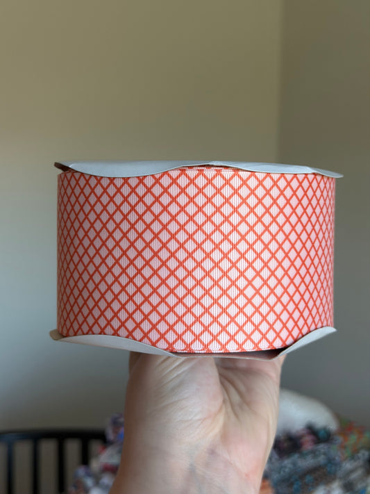 3” Grosgrain Waffle Cone Ribbon (by the yard)