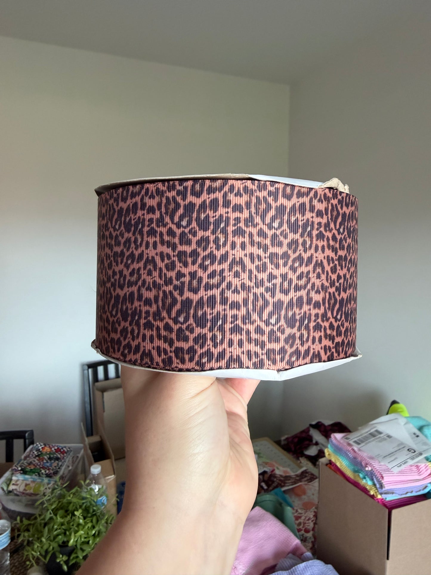 3” Grosgrain Leopard Ribbon (by the yard)