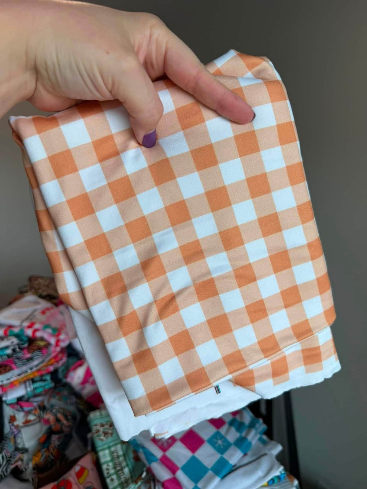 1Y Heavy DBP Gold Gingham