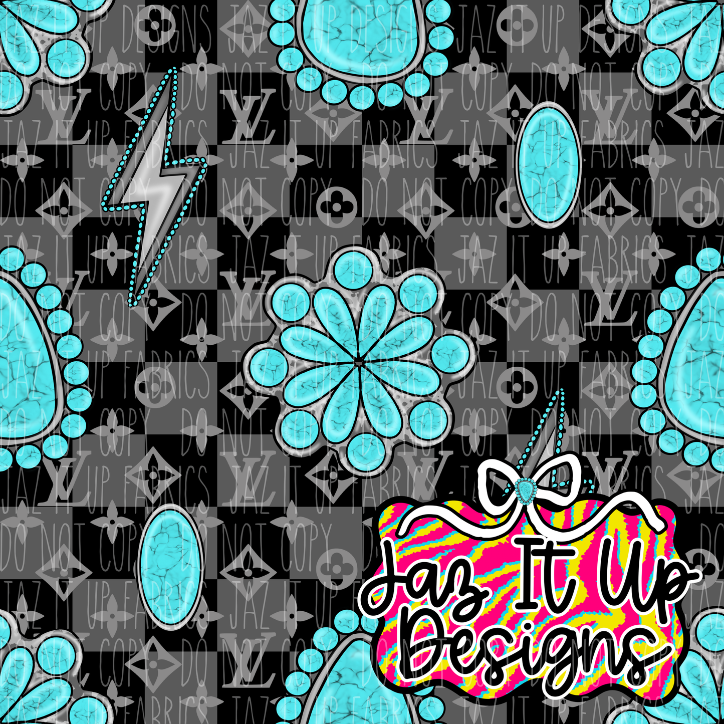 *Digital File* Western Louis 300DPI Seamless File