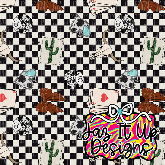 *Digital File* Simple Western 300DPI Seamless File