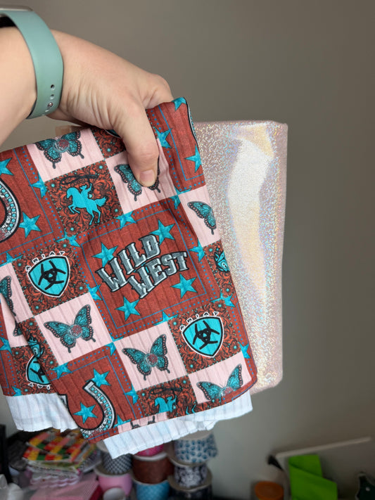 Wild West Wide 1Y + Peach Glitter Holo4Way 1Y