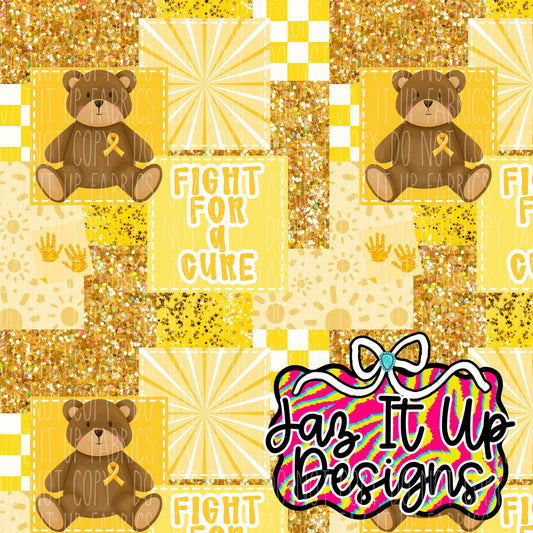 *Digital File* Childhood Cancer 300DPI Seamless File