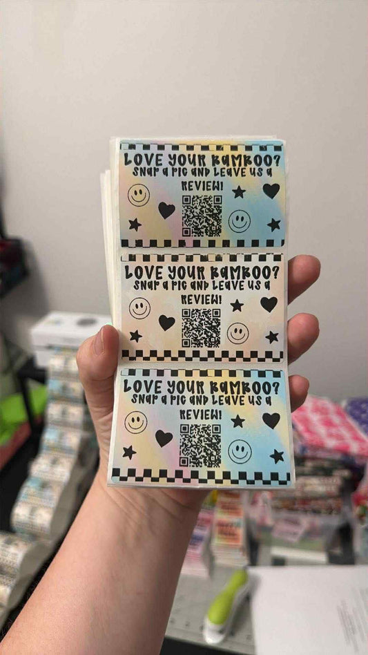 Love Your Bamboo QR Code - Muted Rainbow