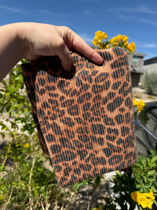 Single Yd Cut Urban Rib - Leopard