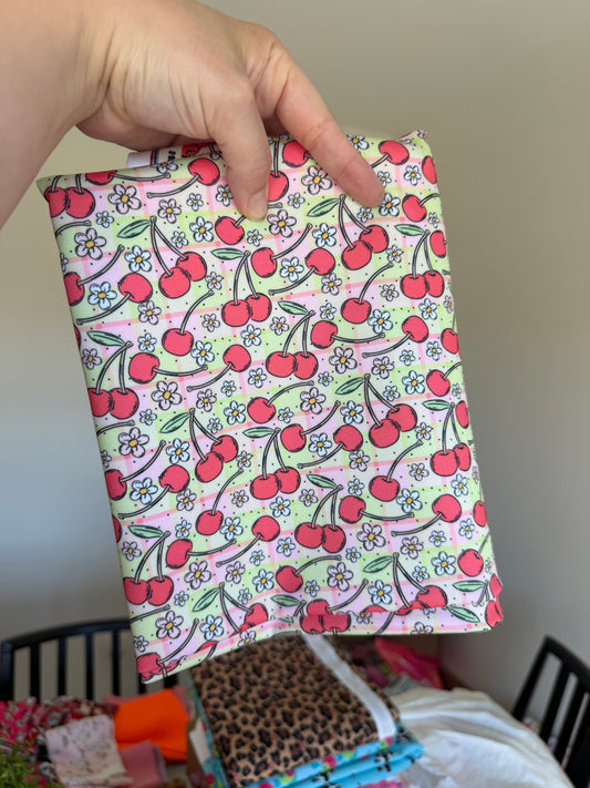 1/2 Yd Cherries Thin Scuba