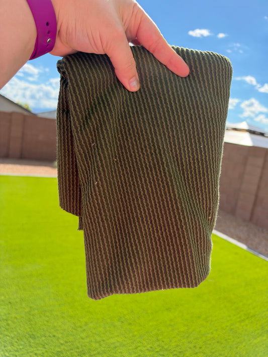 Single Yd Cut Urban Rib - Olive