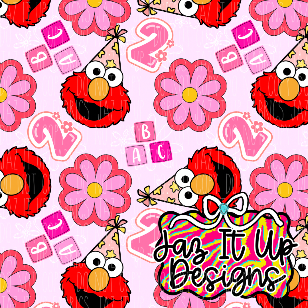 *Digital File* Red Puppet 2 300DPI Seamless File