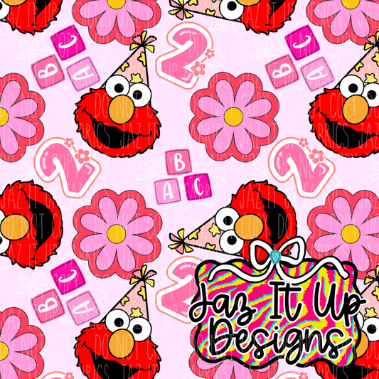 *Digital File* Red Puppet 2 300DPI Seamless File