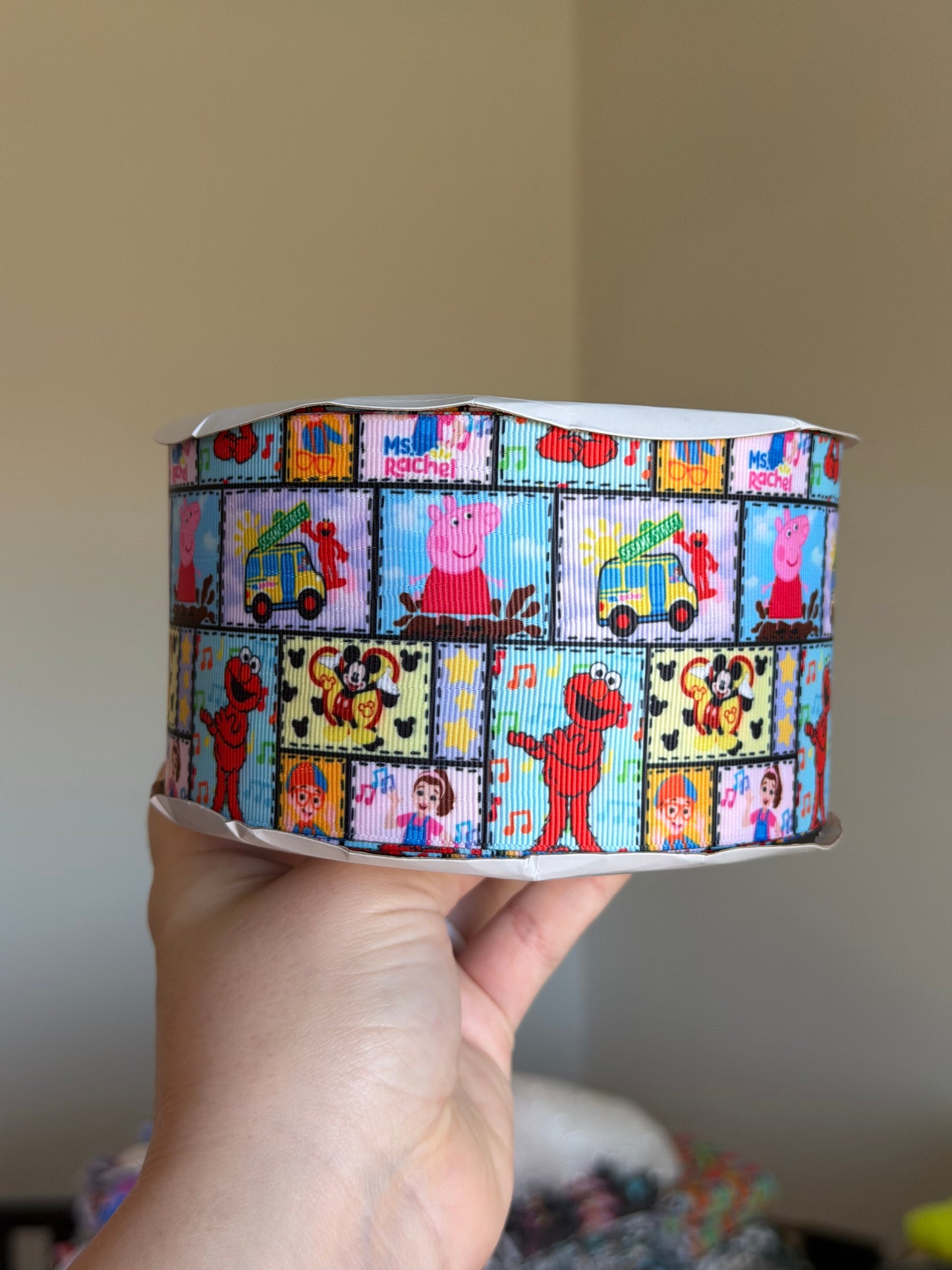 3” Grosgrain Character Mash Ribbon (by the yard)