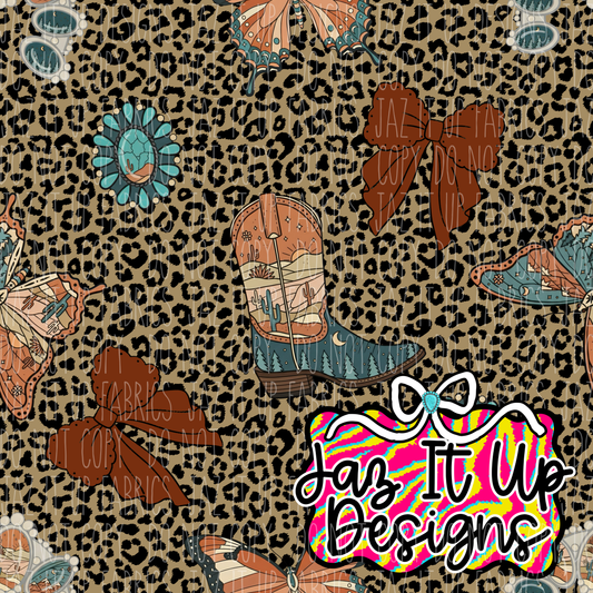*Digital File* Western Leop 300DPI Seamless File