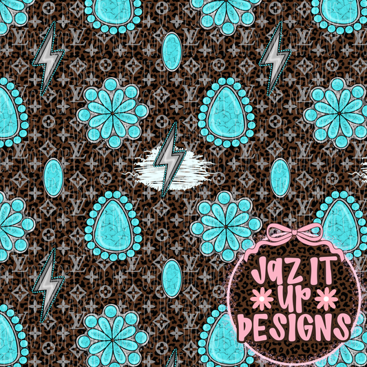 *Digital File* Boujee Concho 300DPI Seamless File