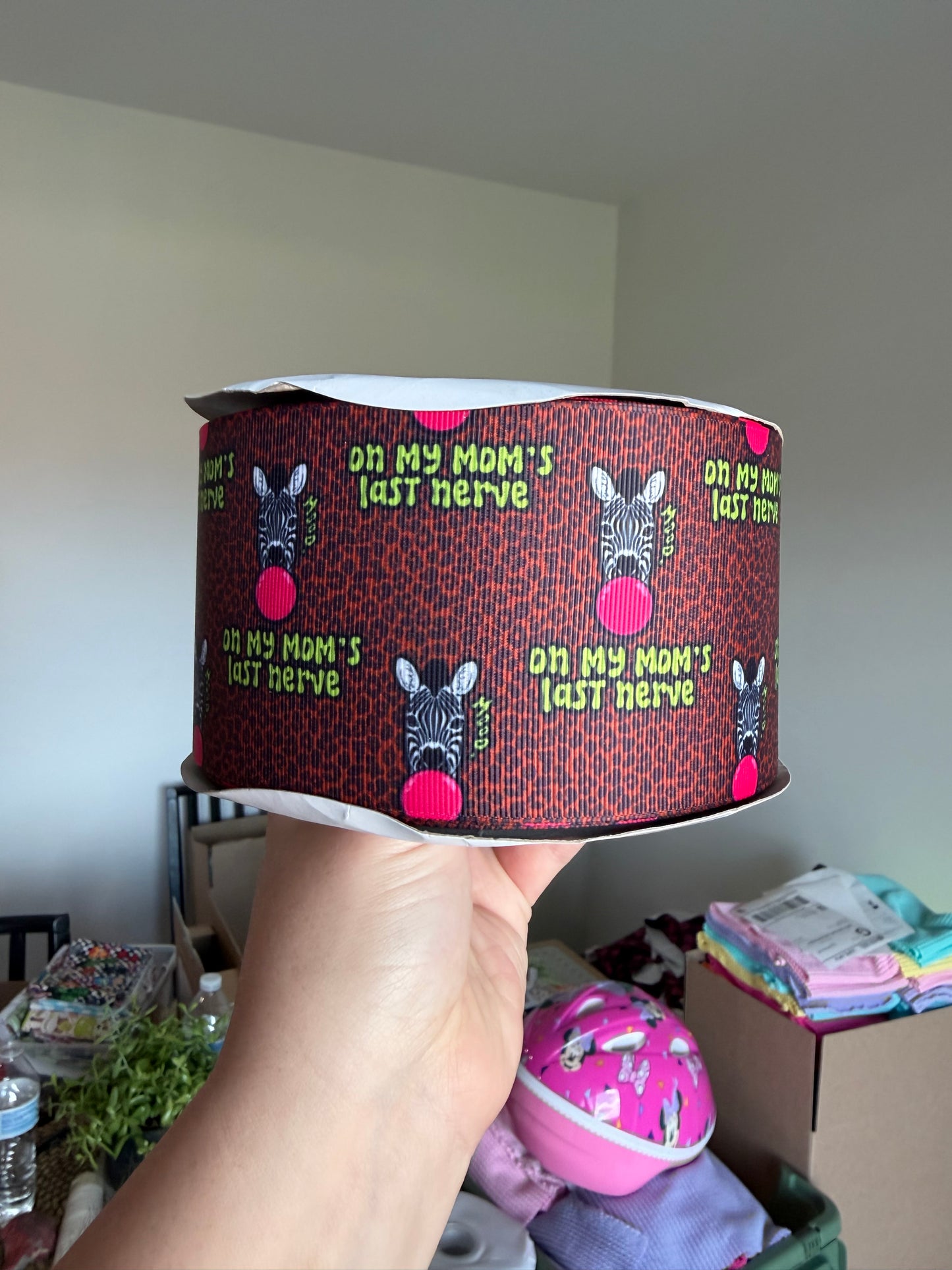 3” Grosgrain Last Nerve Ribbon (by the yard)