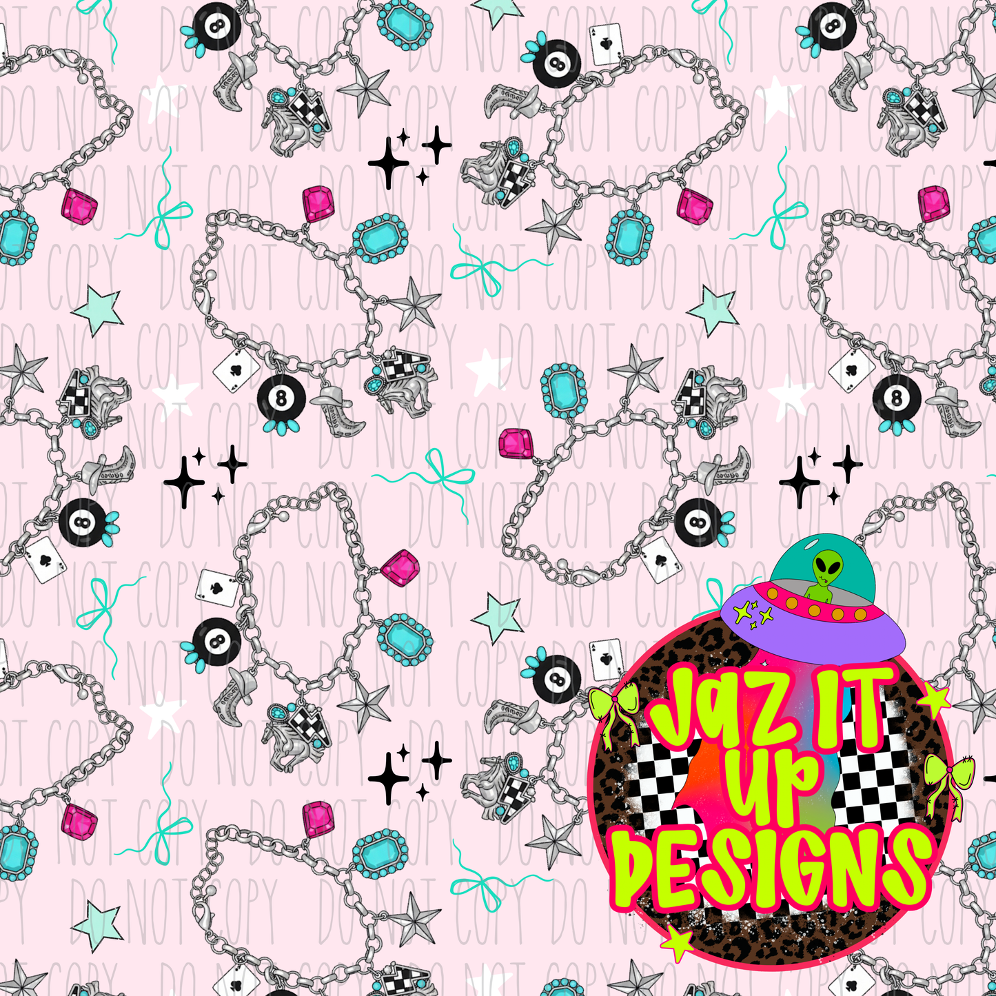 *Digital File* Western Bracelets 300DPI Seamless File