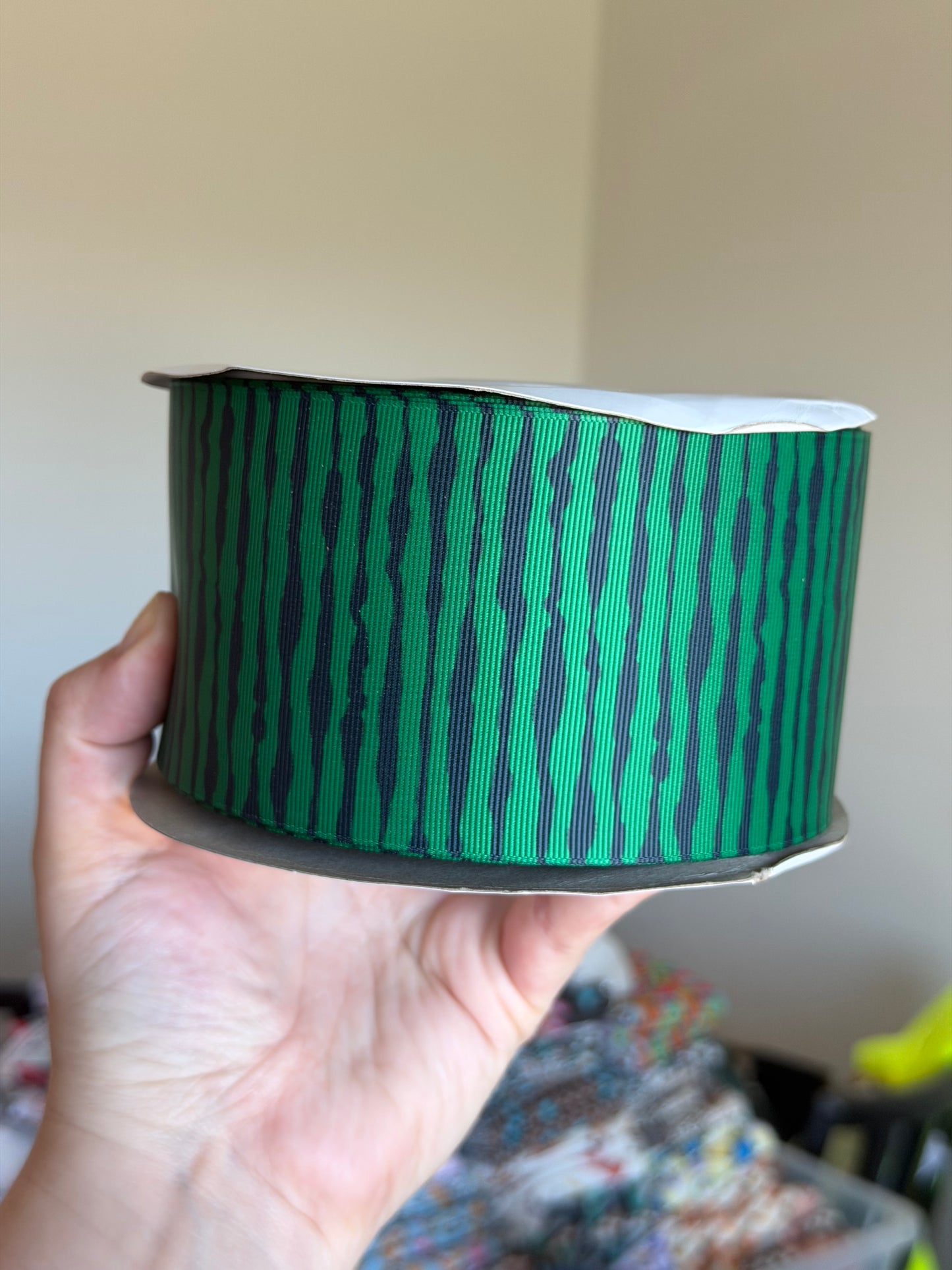 3” Grosgrain Melon Outside Ribbon (by the yard)