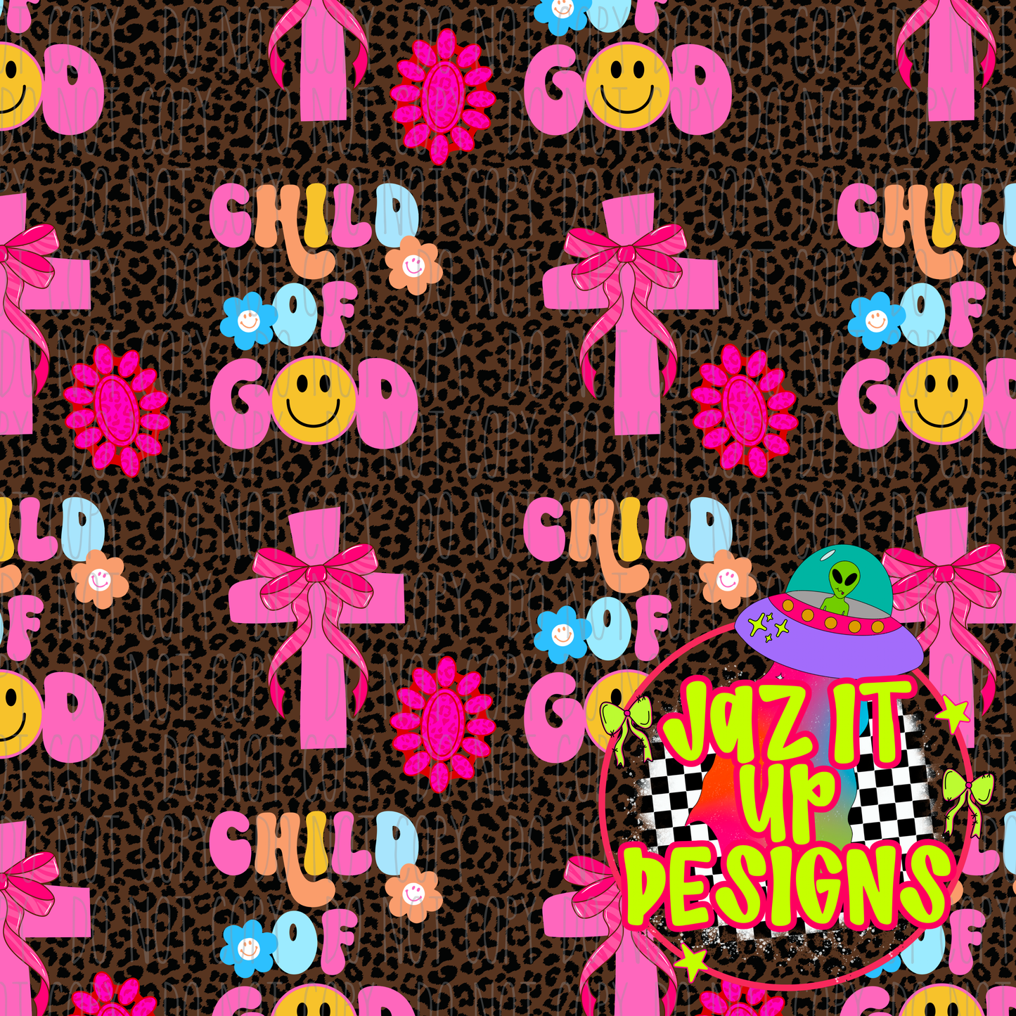 *Digital File* Child of God 300DPI Seamless File