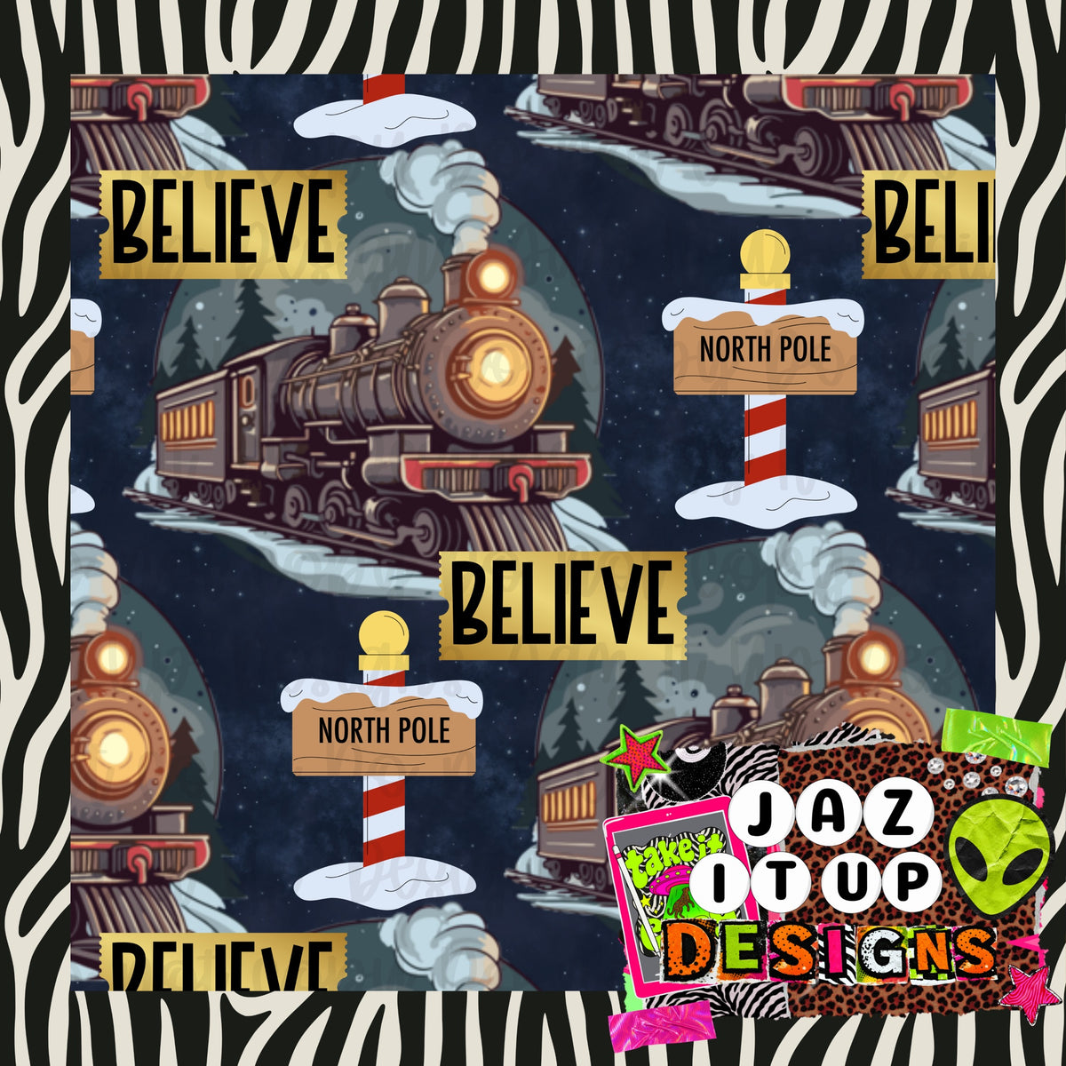 *Digital* 300DPI Seamless Believe
