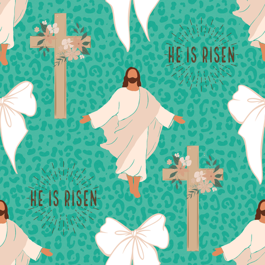 *Digital File* He Is Risen 300DPI Seamless File