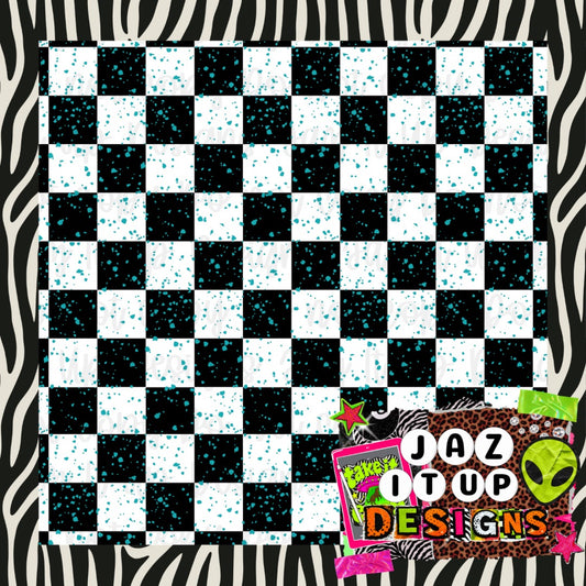 *Digital* 300DPI Seamless Western Dopamine - Checkers Cord