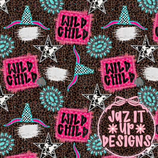 *Digital File* Wild Child 300DPI Seamless File
