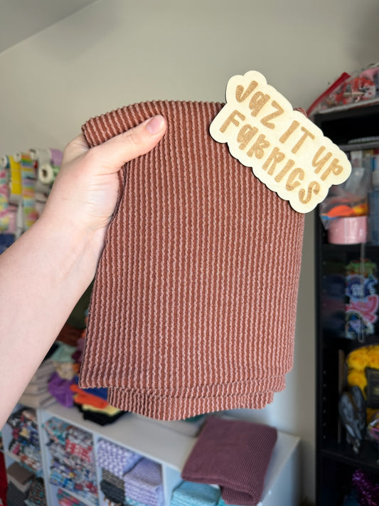 Single Yd Cut Urban Rib - Terracotta