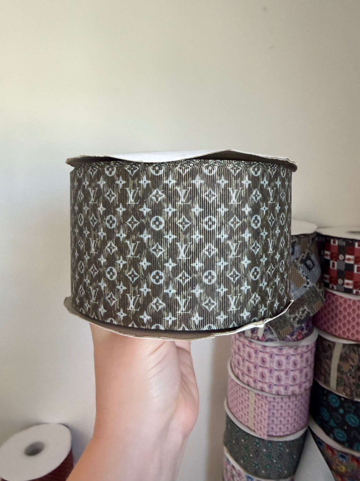 3” Grosgrain Bottom Boujee Ribbon (by the yard)