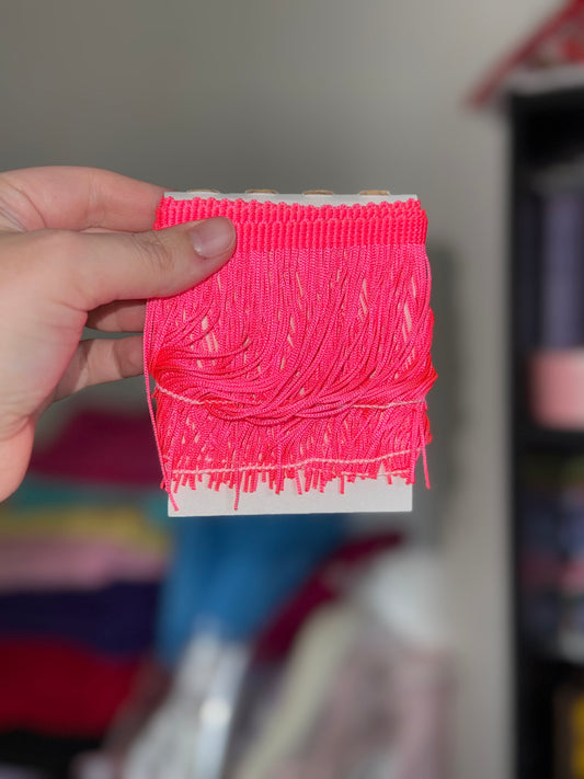 Neon Pink Fringe