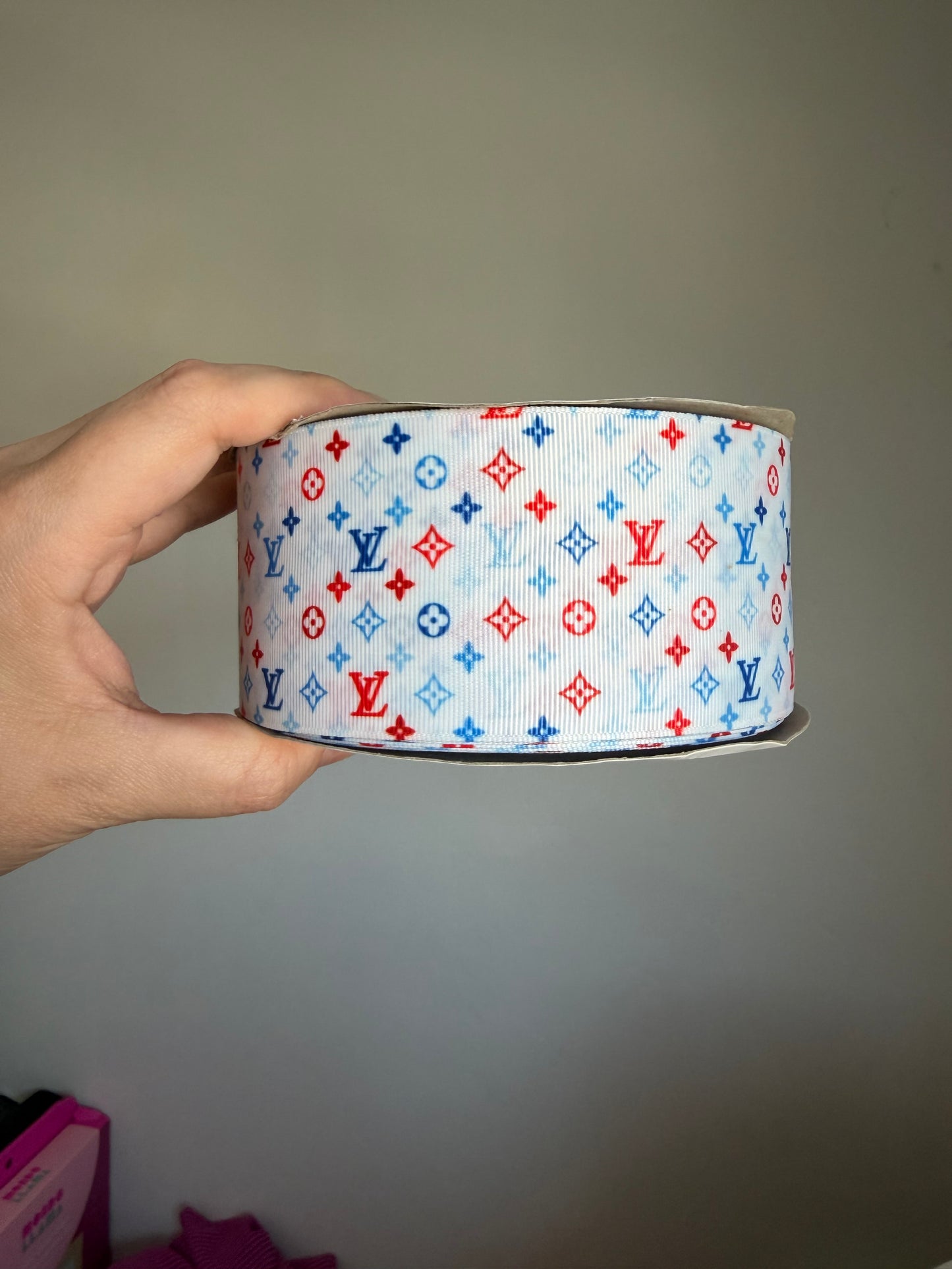 2.5” Grosgrain RWBoujee Ribbon (by the yard)