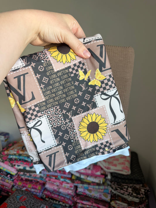 Boujee Sunflowers Heavy 1Y + Brown Skinny 1Y