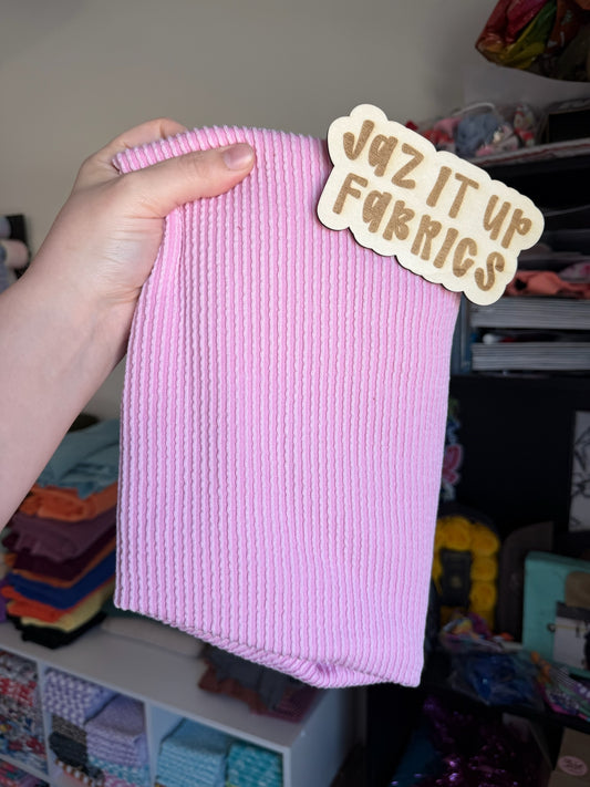 Single Yd Cut Urban Rib - Pink