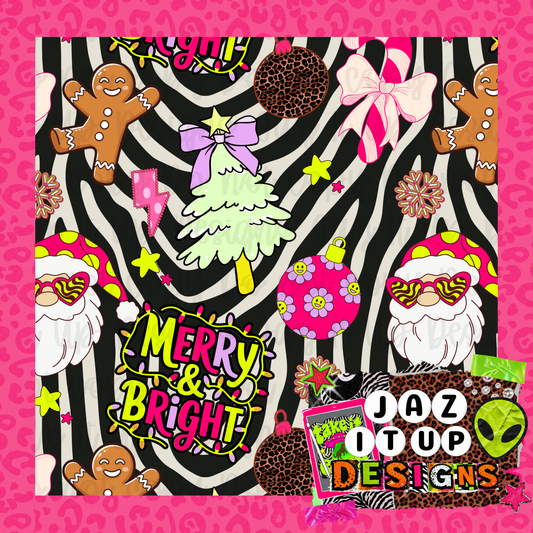 *Digital* 300DPI Seamless Dopamine Christmas