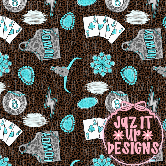 *Digital File* Howdy 300DPI Seamless File