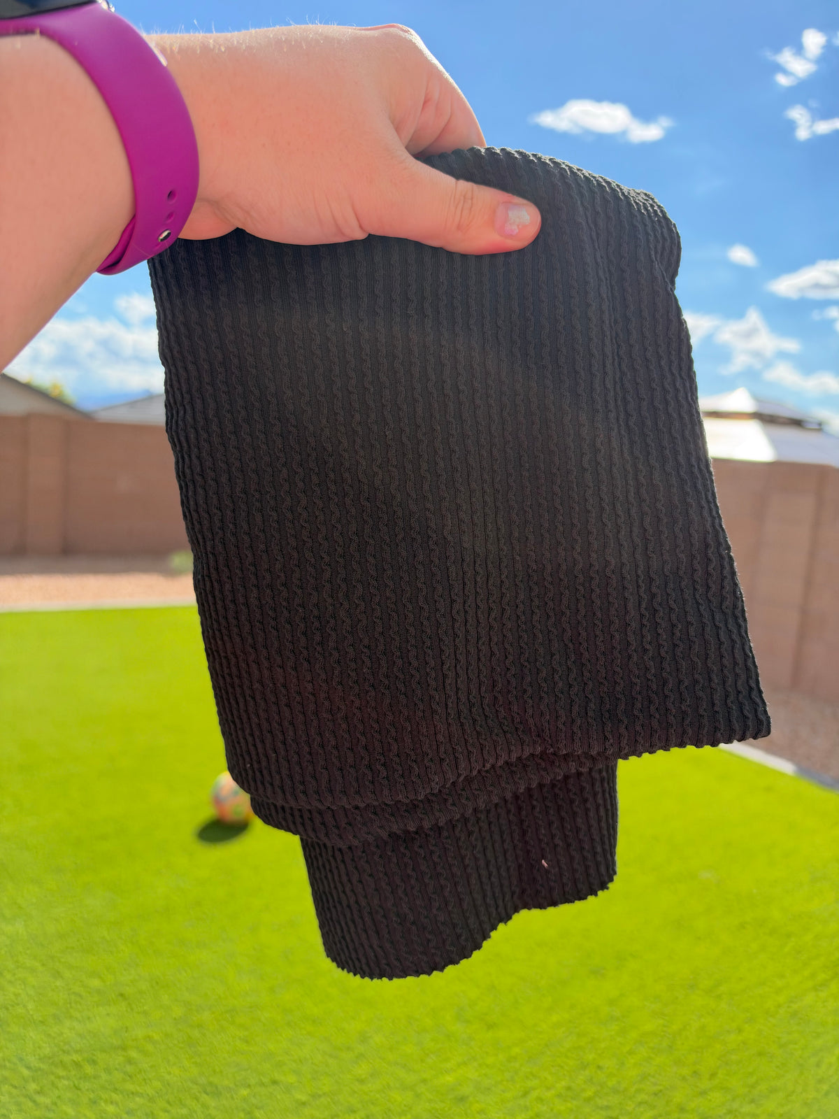 Single Yd Cut Urban Rib - Black