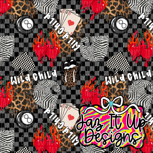*Digital File* Wild Child 300DPI Seamless File